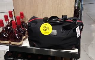 Drinks Promotion: Free Travel Bag by Whiskey Brands